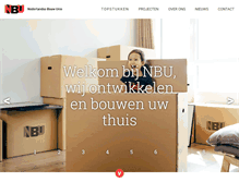 Tablet Screenshot of nbu.nl